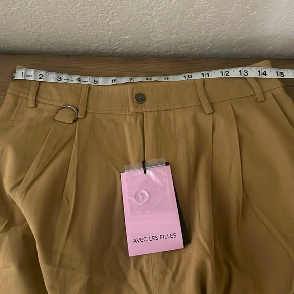 AVEC LES FILLES - COTTON WIDE LEG CARGO PANT- size 8 - Picture 9 of 9